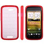 Transparent plastik cover til One S (R�d)